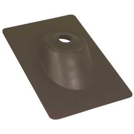 IPS Water-Tite Roof Flashing 9-1/4 x 13 in. Hard Plastic Base with Elastomer Collar For 2 in. Vent Pipe 81755